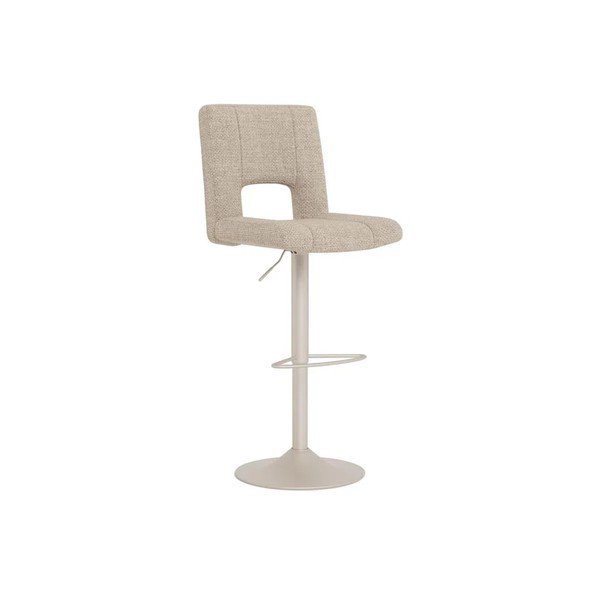 Bēši polsterēti bāra krēsli ar regulējamu augstumu/grozāmi (2 gab.) (sēdekļa augstums 62 cm) Sylvia – Actona
