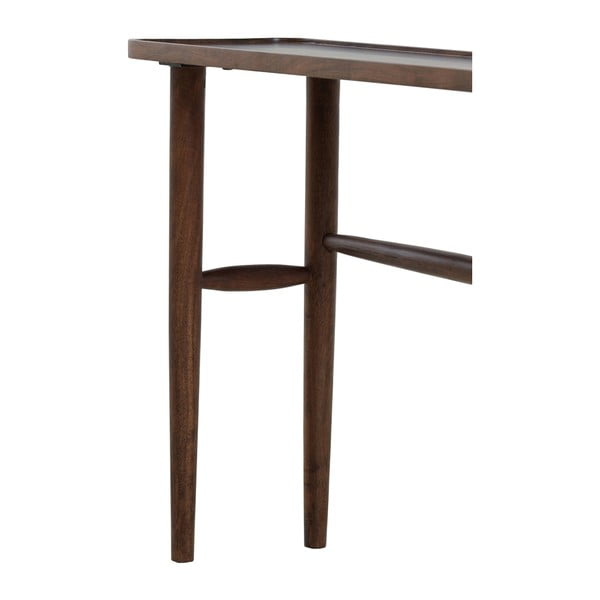 Brūns akācijas masīvkoka konsoles galds 30x140 cm Qiano – Light & Living-image-4