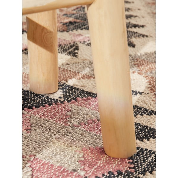 Pelēks ar rokām darināts džutas celiņa paklājs 80x200 cm Roya Parsa – Elle Decoration-image-3