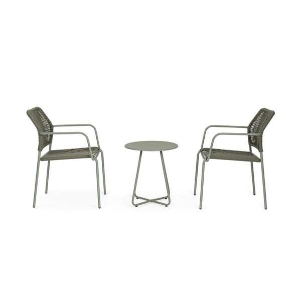 Tērauda apaļš dārza galdiņš ø 45 cm Jable   – Bizzotto-image-1