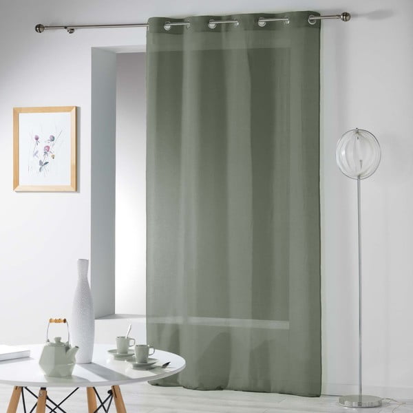 Haki dienas aizkars 140x280 cm Telma – douceur d'intérieur-image-2