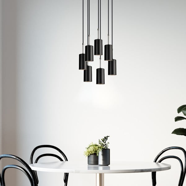 Melna piekarama lampa Squid Lighting Geo, augstums 120 cm-image-2