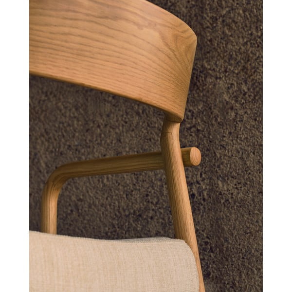 Bēšs/dabīga toņa pusdienu krēsls Falconera – Kave Home-image-2