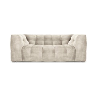 Bēšs samta dīvāns Windsor & Co Sofas Vest, 208 cm