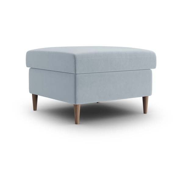 Gaiši zils samta kāju soliņš Kyoto – Cosmopolitan Design-image-1