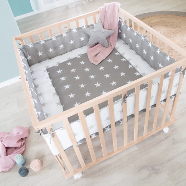 Dabīga toņa bērnu sētiņa 100x100 cm – Roba-image-1