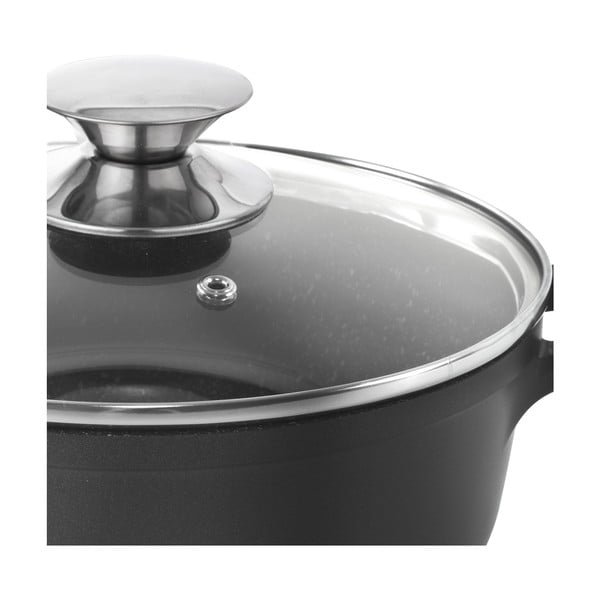 Katls ar nelīpošu virsmu un stikla vāku Pfluon Granit Orion Grande, ⌀ 20 cm-image-4