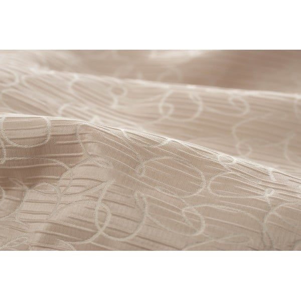 Bēšs aizkars 140x160 cm Florette – Mendola Fabrics-image-3