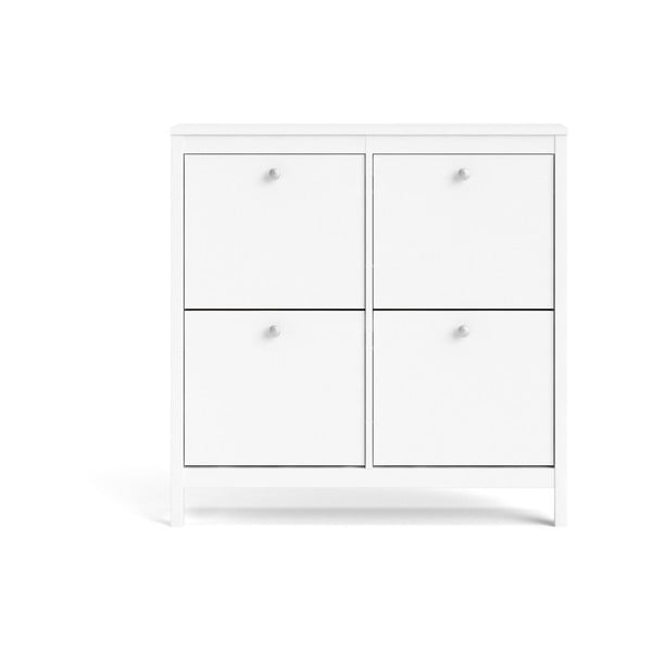 Balts atverams apavu plaukts Madrid – Tvilum-image-4