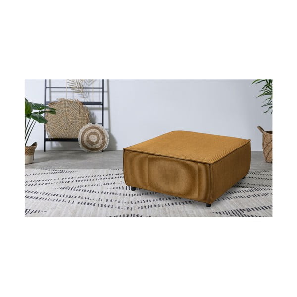 Sinepju dzeltens velveta kāju soliņš Nihad modular – Bobochic Paris-image-1