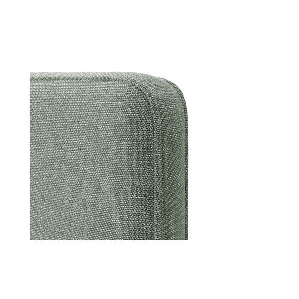 Piparmētru zaļa polsterēta divvietīga gulta ar redelēm 140x200 cm Eda – Micadoni -image-4