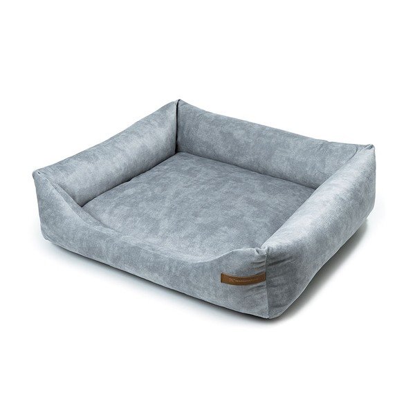Gaiši pelēka mājdzīvnieku gulta suņiem 85x105 cm SoftBED Eco XL – Rexproduct-image-1