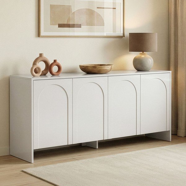Balta kumode 180x80x45 cm Arlen  – Kalune Design-image-2