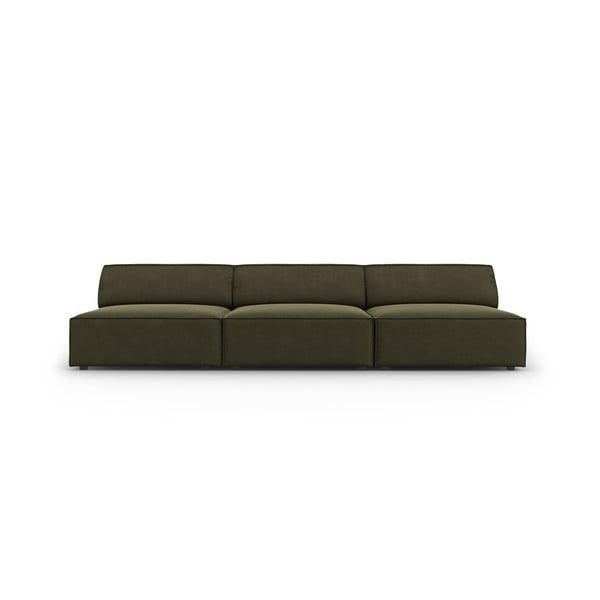Zaļš samta dīvāns 240 cm Jodie – Micadoni Home