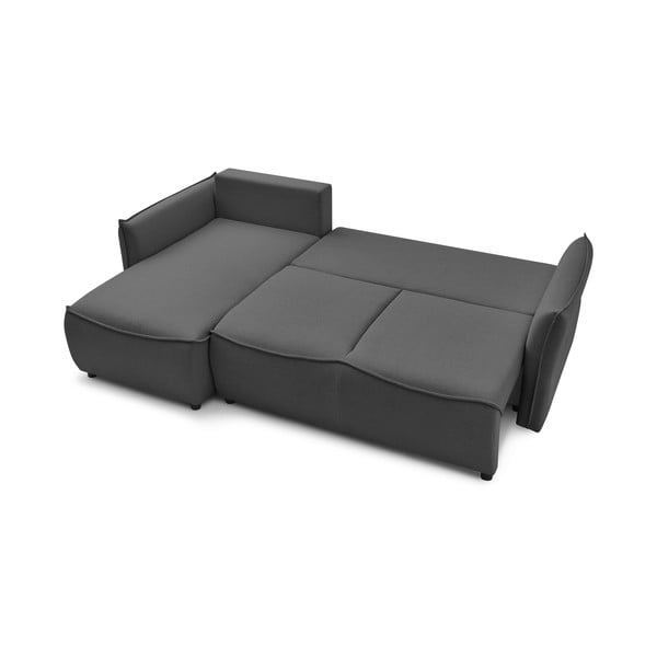 Tumši pelēks salokāms stūra dīvāns (ar kreiso stūri) Leon – Bobochic Paris-image-4