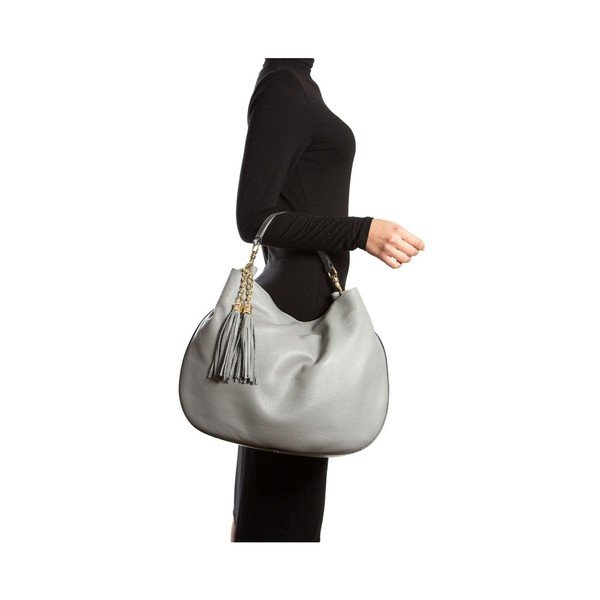 Ādas rokassoma Isabella Rhea 1118 Grigio-image-2
