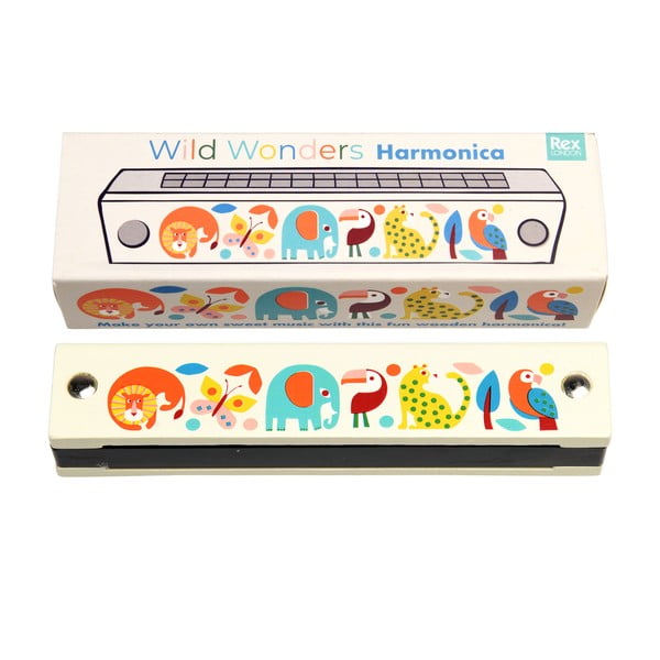 Muzikālā rotaļlieta Harmonica Wild Wonders – Rex London-image-4