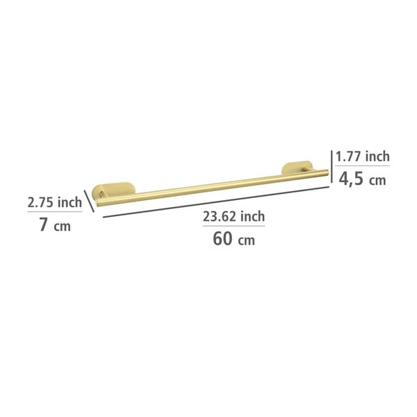 Pašatturošs nerūsējošā tērauda dvieļu turētājs Orea Gold – Wenko-image-4