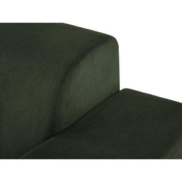 Zaļš velveta stūra dīvāns Cosmopolitan Design Hobart, labais stūris-image-1