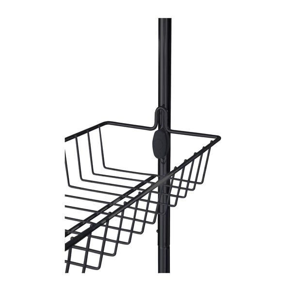 Melns pie virtuves durvīm piekarināms organizators Wenko-image-3