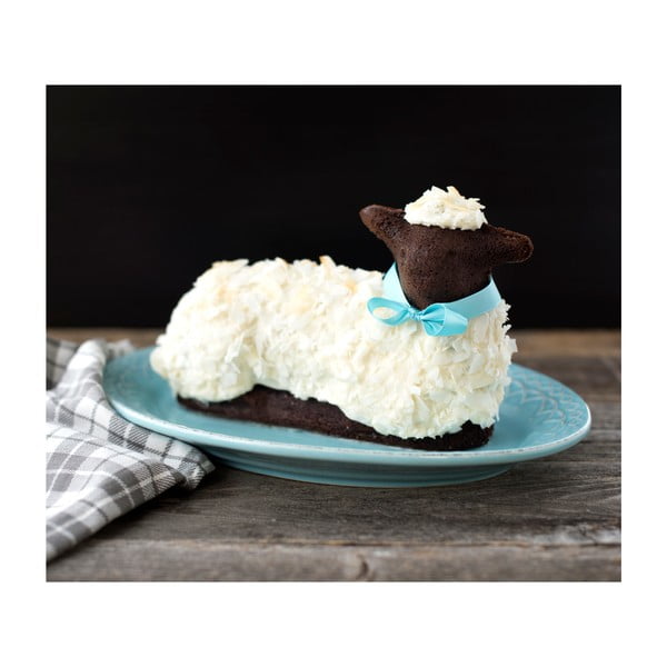 Cepšanas veidne jēra formā sudraba krāsā Nordic Ware Easter, 700 ml-image-2