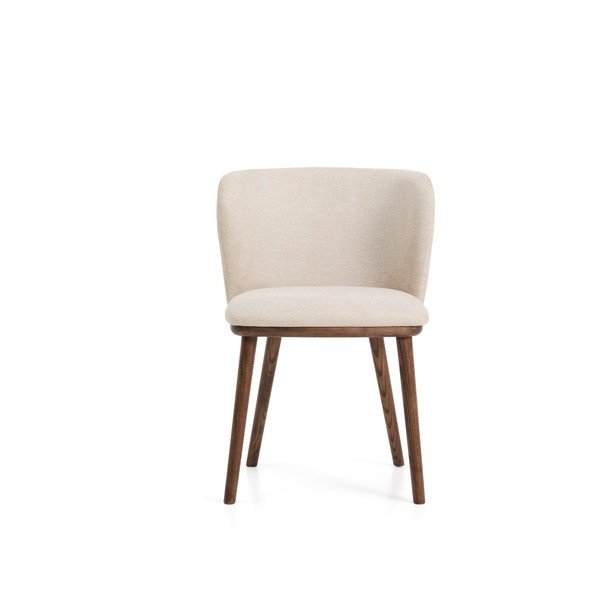 Bēšs polsterēts ēdamistabas krēsls Ciselia – Kave Home-image-3