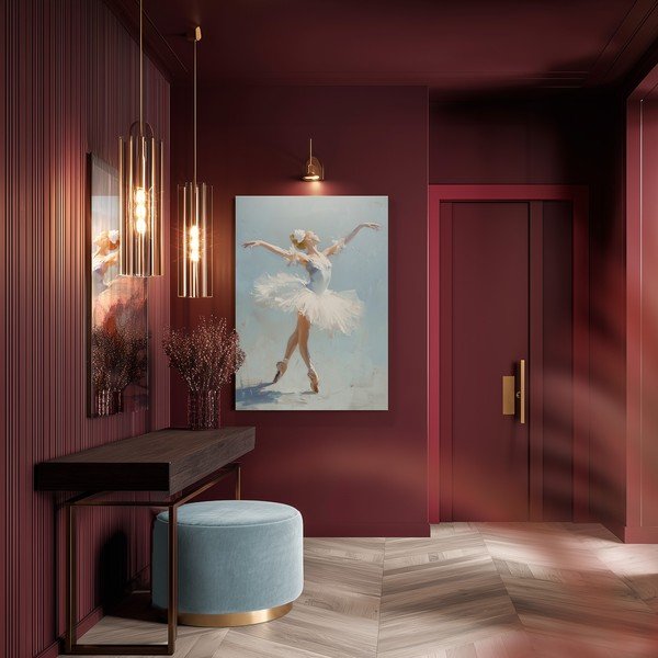 Attēls ar manuāli gleznotiem elementiem 70x100 cm Grace – Styler-image-2