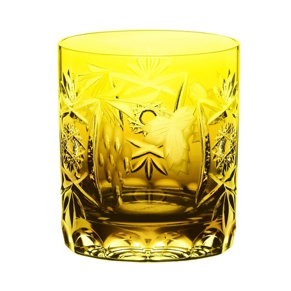 Oranža viskija glāze no kristāla stikla Nachtmann Traube Whisky Tumbler Amber, 250 ml