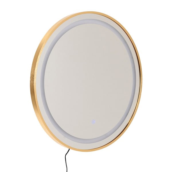 Sienas spogulis ar gaismu 60x60 cm – Ixia-image-3