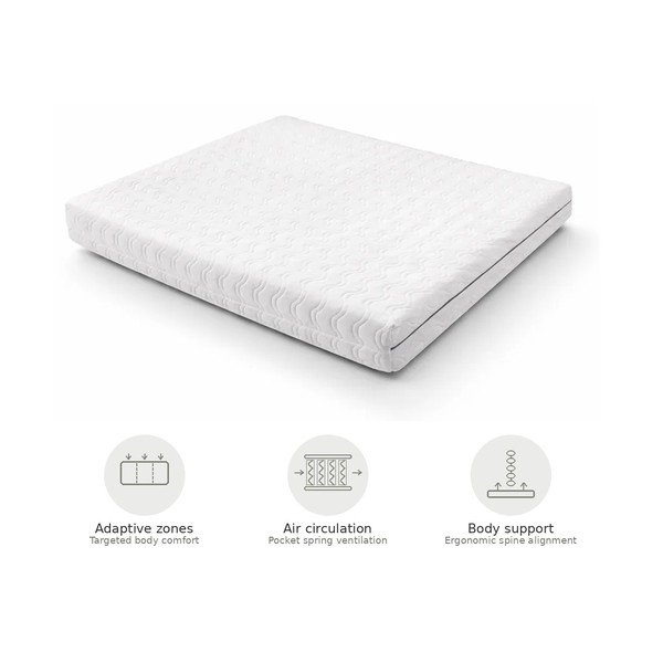 Vidēji stingrs atsperu matracis ar termoregulāciju 180x200 cm Dream Essence – Bonami Essentials-image-2