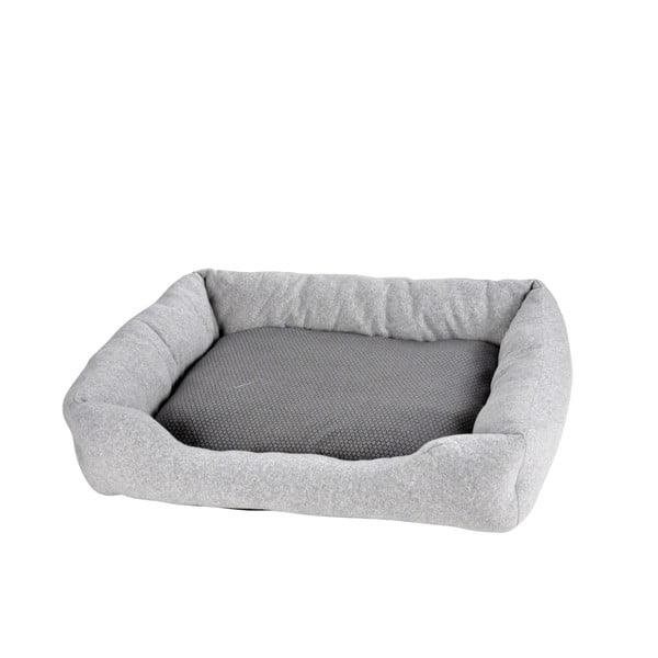 Gaiši pelēka mājdzīvnieku gulta suņiem 50x38 cm Graphene – Love Story