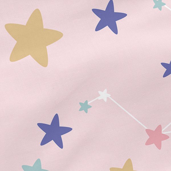 Bērnu spilvendrāna 50x75 cm Sky stars – Happy Friday-image-1