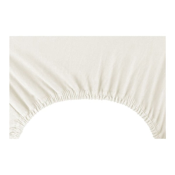 Krēmkrāsas elastīgs palags DecoKing Nephrite, 220/240 x 220 cm-image-3