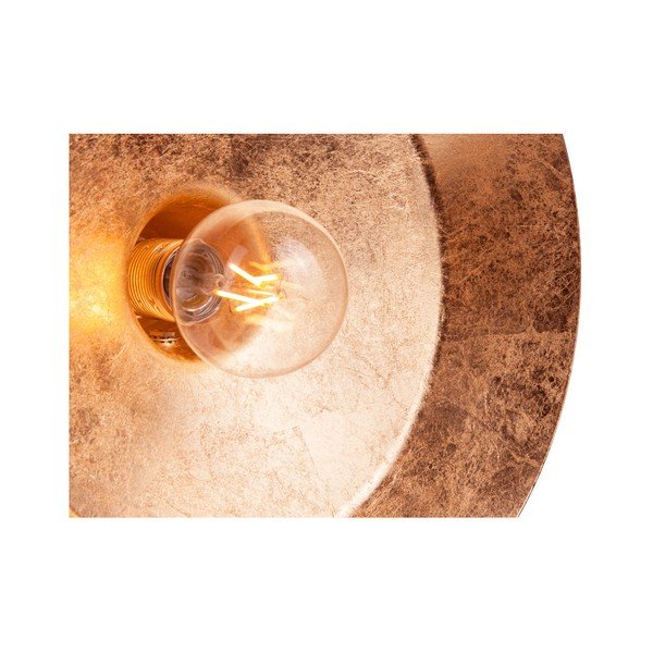 Balta sienas lampa ar vara krāsas detaļām Sotto Luce Cinco Basic, ⌀ 40 cm-image-4