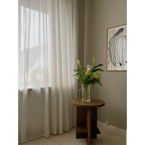 Brūns apaļš žurnālgaldiņš Rondure – Karup Design-image-2