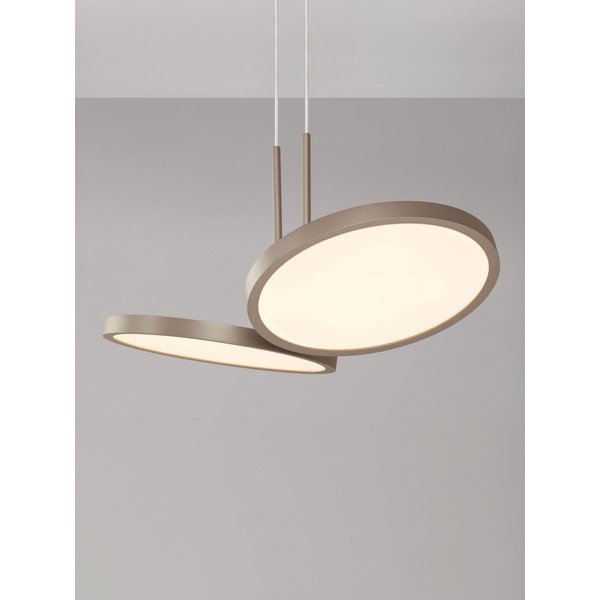 Matētas zelta krāsas alumīnija LED piekaramā lampa ar regulējamu spilgtumu ø 32,5 cm Vea – Nova Luce-image-3