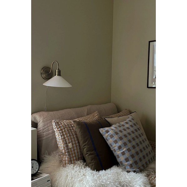 Balta/misiņa krāsas sienas lampa Vela – Markslöjd-image-1