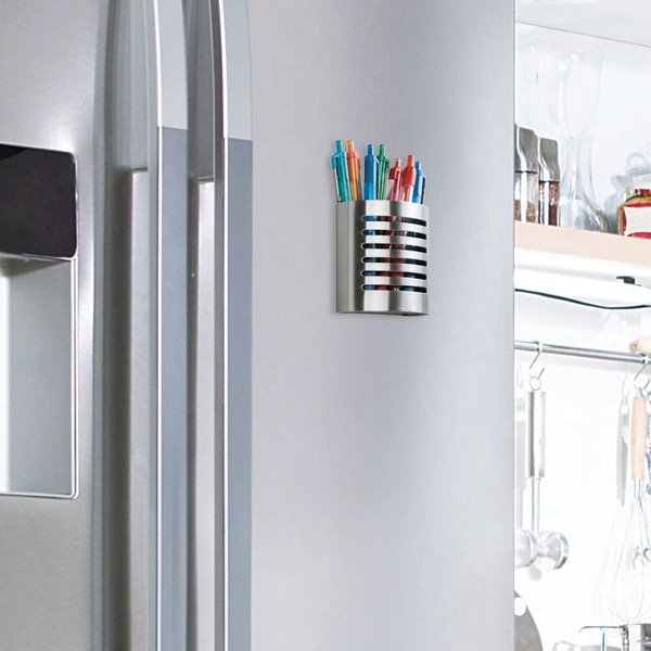 Metāla magnētiskais zīmuļu turētājs iDesign Forma, 5,5 x 10 cm-image-2