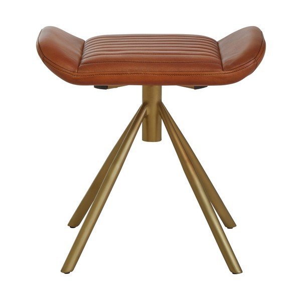 Brūns ādas kāju soliņš Buffalo – Premier Housewares-image-2