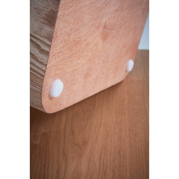 Sānu galdiņi (2 gab.) ar oškoka imitāciju 40x40 cm Cubo – Jotex-image-3