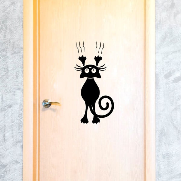 Uzlīmes Fanastick kaķis un durvis