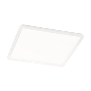 Balts kvadrātveida LED griestu gaismeklis Trio Camillus, 30 x 30 cm