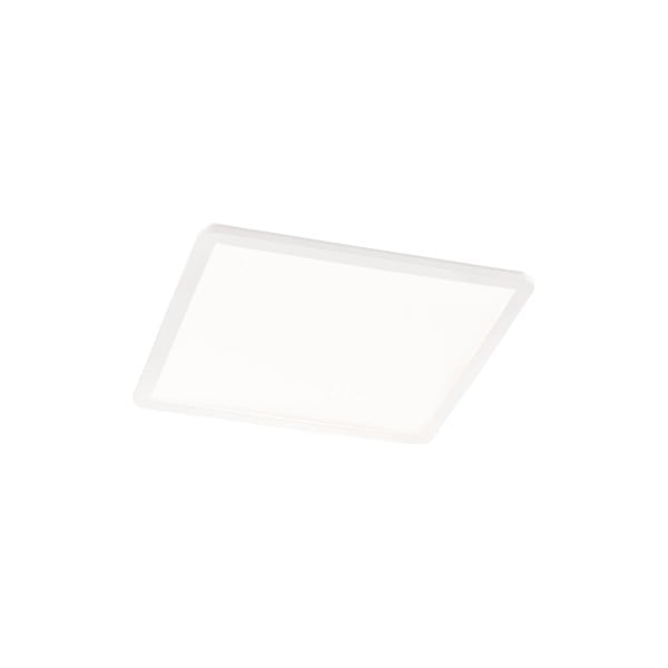 Balts kvadrātveida LED griestu gaismeklis Trio Camillus, 60 x 60 cm