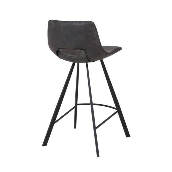Tumši pelēks bāra krēsls Canett Coronas, augstums 87 cm-image-1