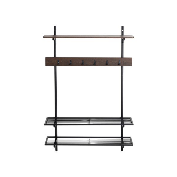 Brūna metāla priekšnama iekārta 100x150x25 cm Gilda – Ellos Home-image-2