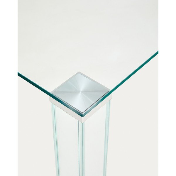 Stikla ēdamgalds 100x200 cm Adularia – Kave Home-image-3