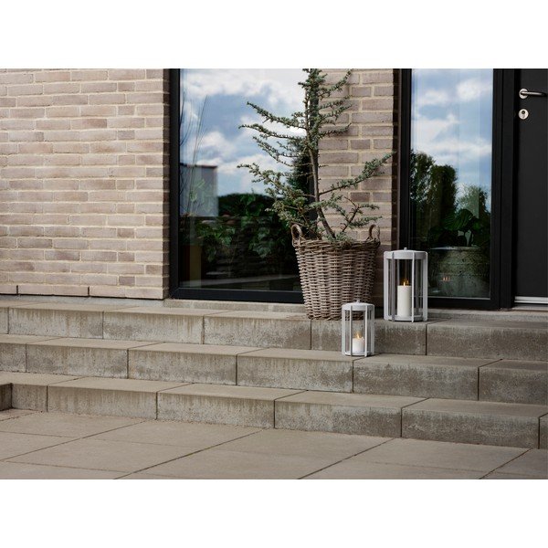 Gaiši pelēka LED laterna ar USB (augstums 35 cm) Firefly – Zone-image-1