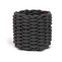 Tekstila uzglabāšanas grozs ø 21x17 cm Peach Skin Round S – Bigso