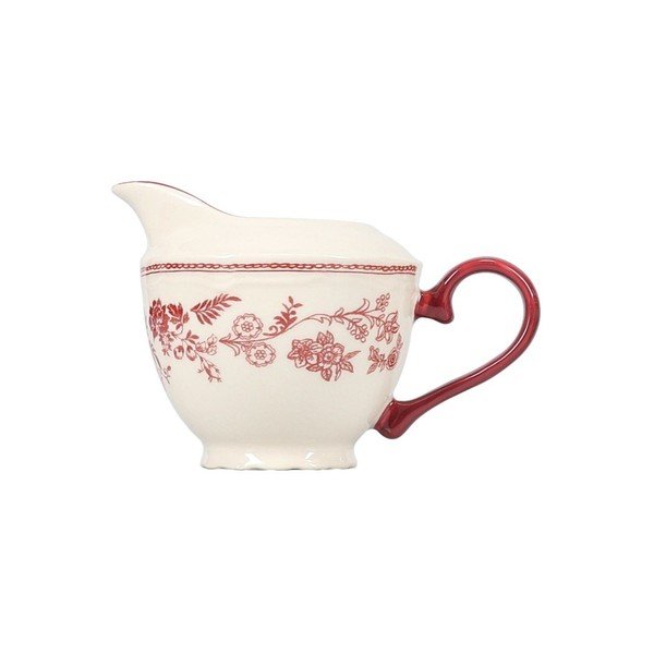 Bordo/ziloņkaula krāsas porcelāna piena krūze 180 ml Cyril – S|P Collection-image-2