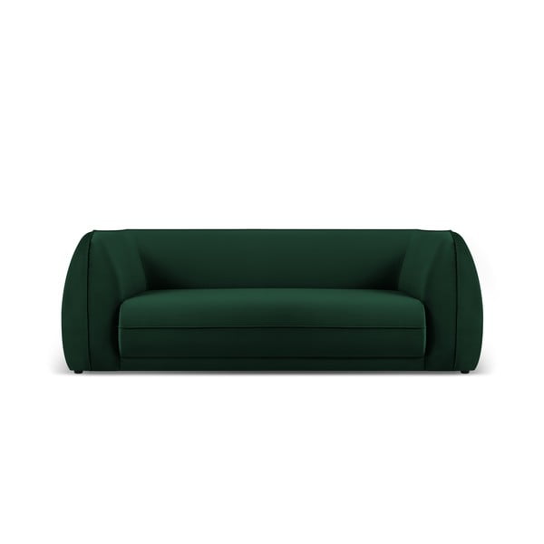 Zaļš samta dīvāns 225 cm Lando – Micadoni Home